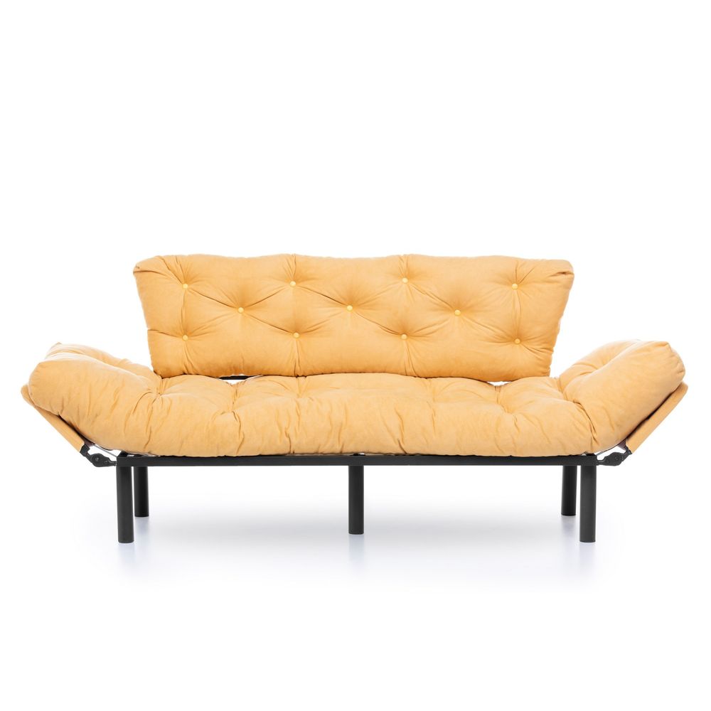 Nitta Triple - Mustard Trojnsjed - Sofa na Razvlačenje slika 8