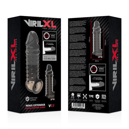 VirilXL V11 navlaka za penis crna slika 10