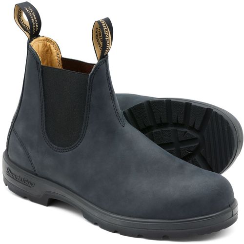 Blundstone 587 unisex kožne čizme - rustik crne slika 2