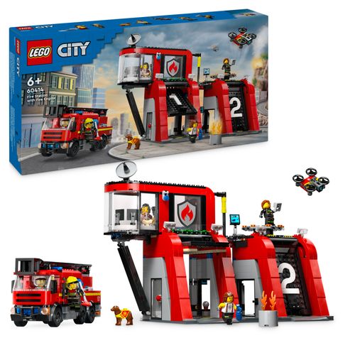 LEGO® CITY 60414 Vatrogasna postaja i vatrogasni kamion slika 3