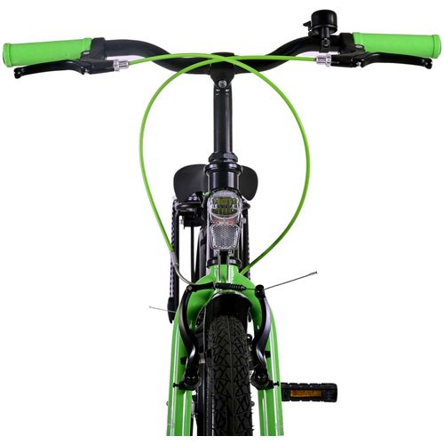 Volare Thombike 26" dječji bicikl s dvije ručne kočnice crno-zeleni slika 20