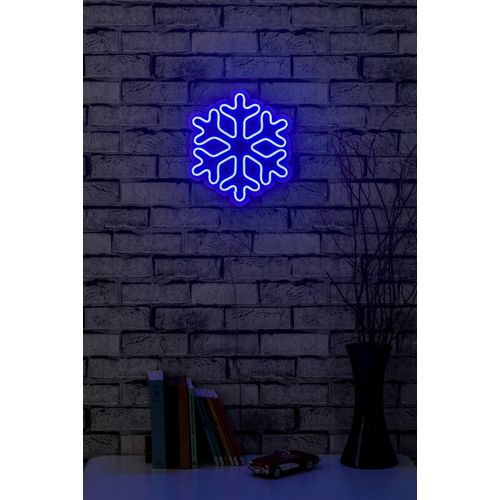 Wallity Ukrasna plastična LED rasvjeta, Snowflake - Blue slika 11