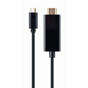 Gembird A-CM-HDMIM-02 USB-C to HDMI-male adapter, 4K 60Hz, 2 m, black