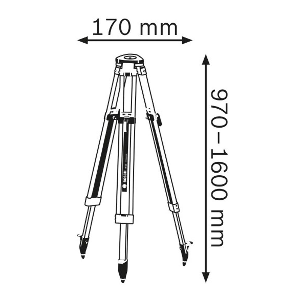 BOSCH Građevinski stativ BT 160 Professional slika 2