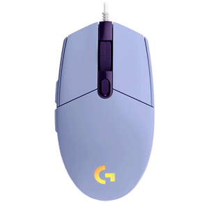 Logitech G102 Lightsync Gaming Wired Mouse, Lilac USB