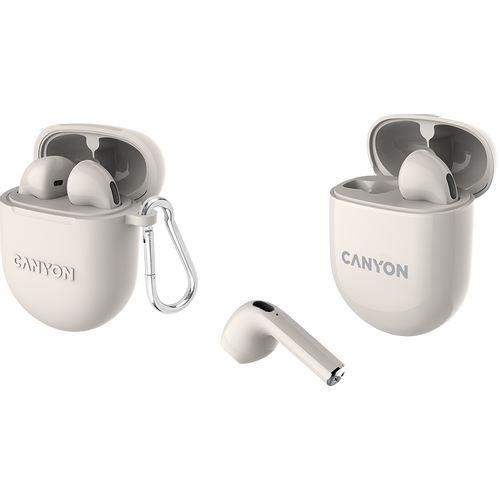 CANYON TWS-6 Bluetooth slušalice, bež slika 2