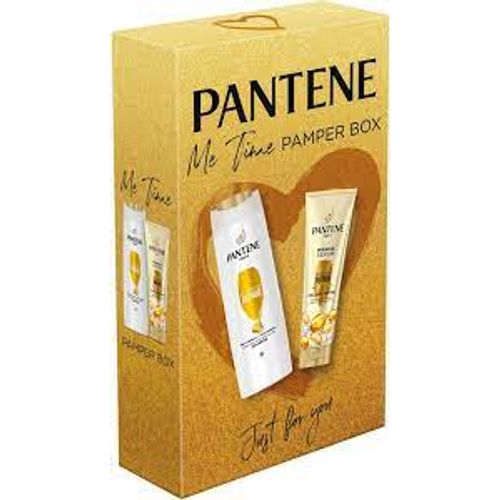 Pantene Poklon paket Pamper Box Me Time, šampon 400ml + regenerator 200ml slika 2