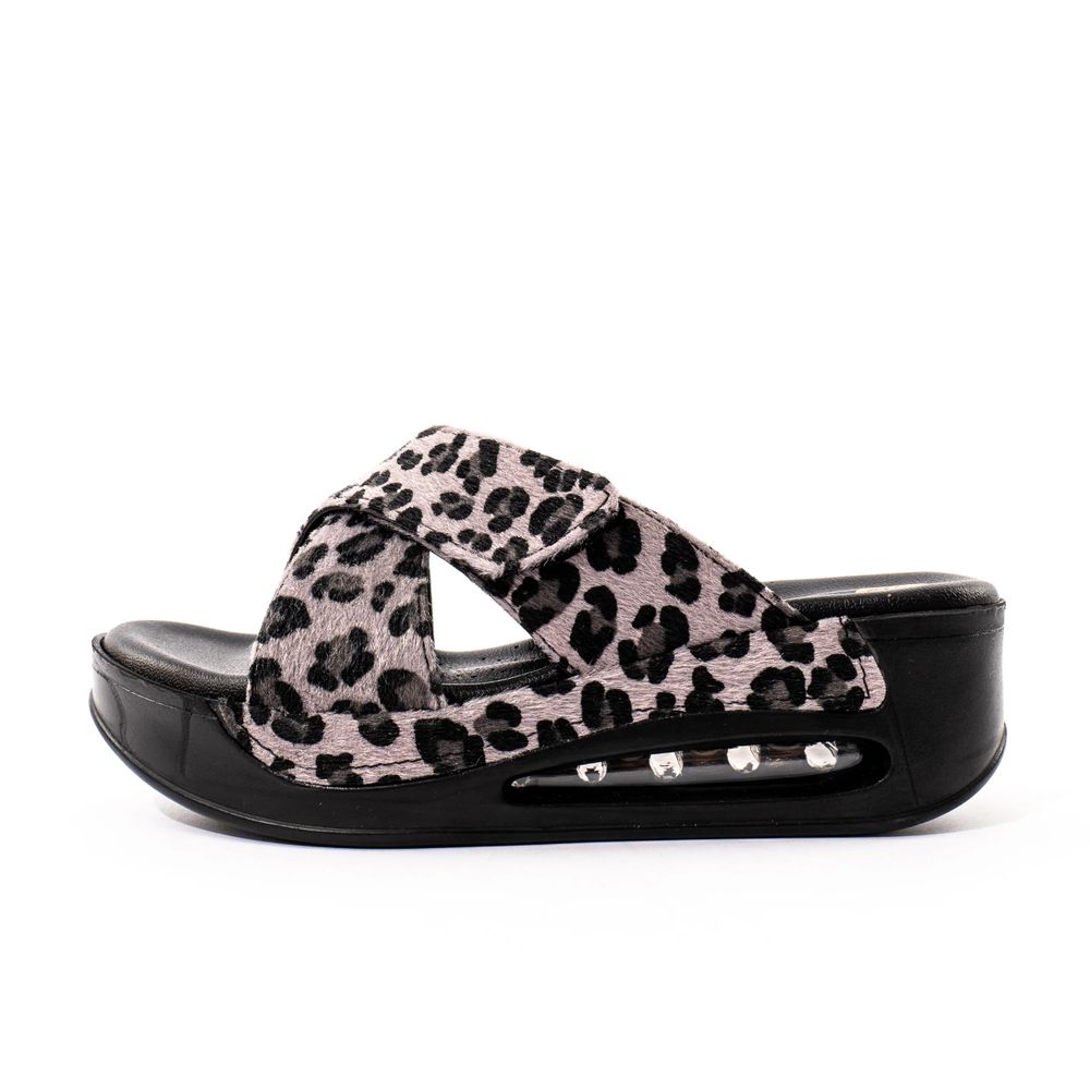 Terlik Sabo Air Max Ženske papuče, Leopard Sive slika 1