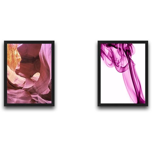 Wallity Uokvirena slika (2 komada), Soft Pink Set slika 2