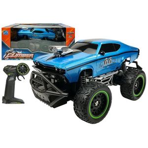 Monster Truck Mustang na daljinsko upravljanje 1:20 plavi