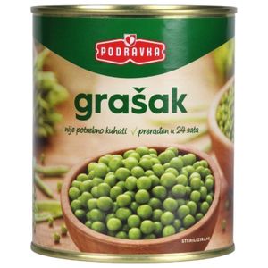 Podravka grašak limenka 850 g 