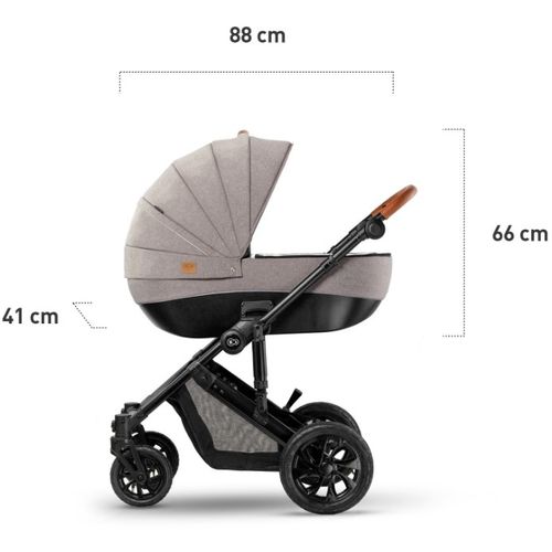 Kinderkraft Dječja kolica PRIME 3u1 – beige slika 2