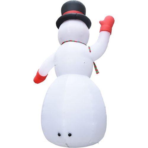 Božićni snjegović na napuhavanje LED IP44 450 cm XXL slika 37