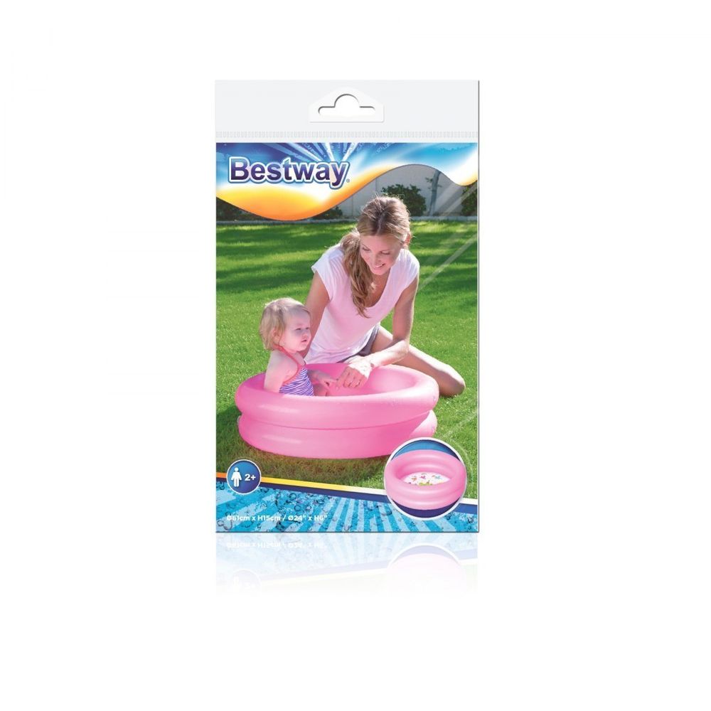 Bestway bazen na napuhavanje 61x15 cm 51061B roza slika 3