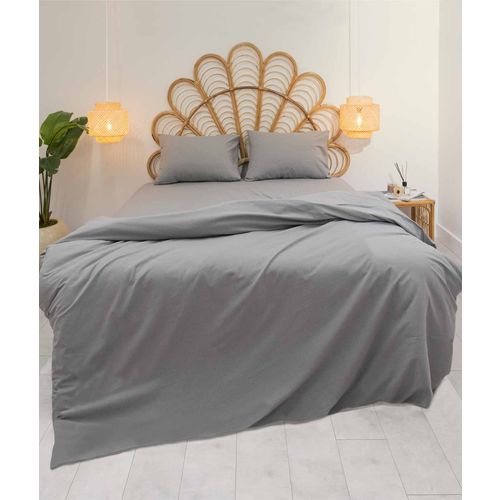 Pacifico - Grey Grey Double Quilt Cover Set slika 1