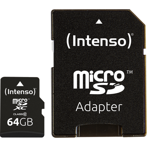 (Intenso) Micro SD Kartica 64GB Class 10 sa adapterom - SDXCmicro+ad-64GB/Class10 slika 2