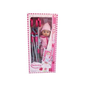 Bambolina Superstar set lutkica i kolica