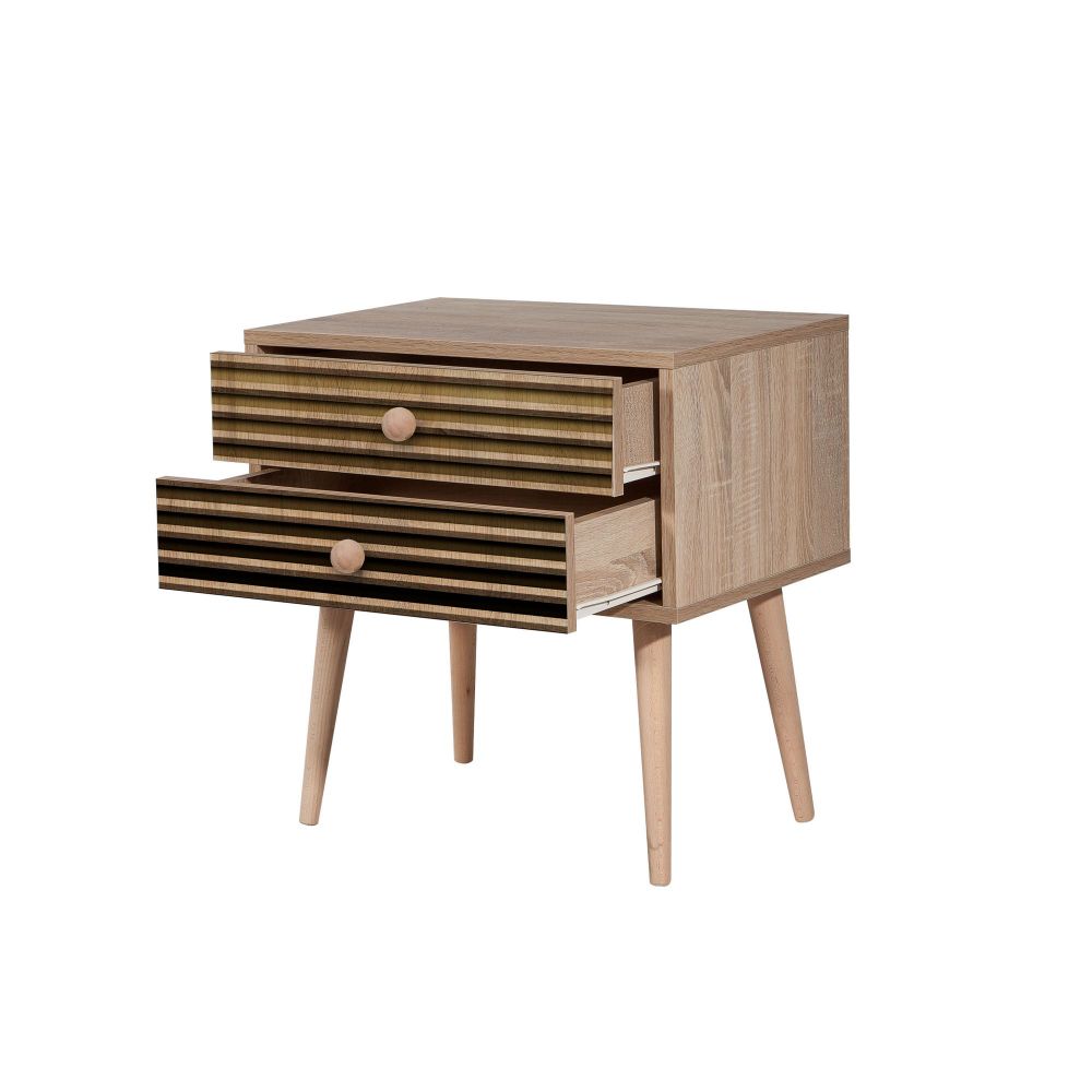 Noćni ormarić Two - 220 Sonoma Oak slika 4
