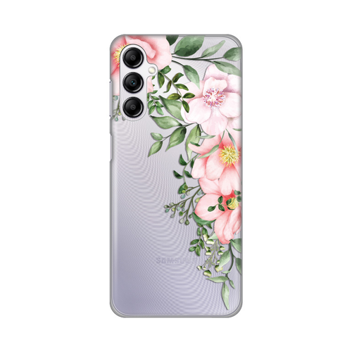 Torbica Silikonska Print Skin za Samsung A145R Galaxy A14 4G Gentle Rose Pattern slika 1