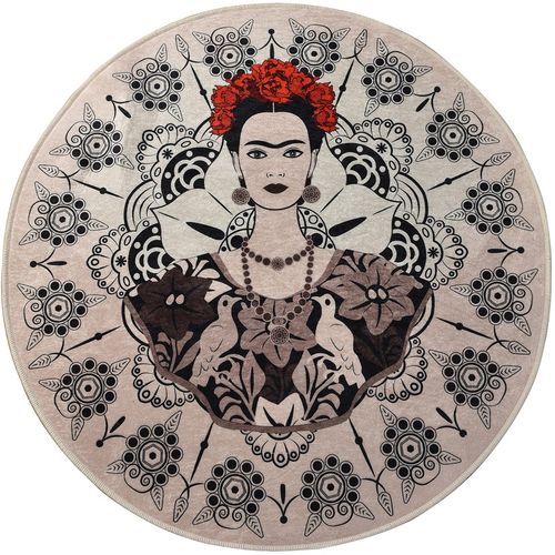 Frida Round (140) Multicolor Bathmat slika 2