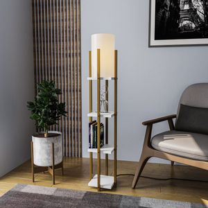Shelf Lamp - 8119 Gold
White Floor Lamp