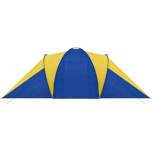 Šator za kampiranje za 6 osoba tamna plava/žuta slika 30