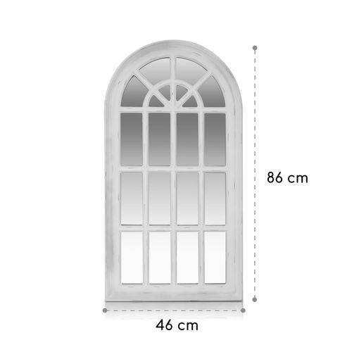 Casa Chic Savile Francusko ogledalo 86 x 46 cm , BIjela slika 6