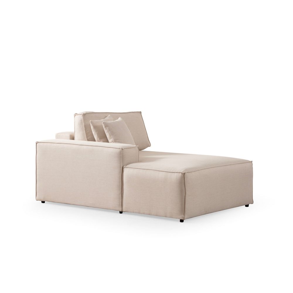 Pırlo Corner Left - Ecru Ugao Sofa na Razvlačenje slika 10