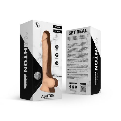 Dildo Real Fantasy Deluxe - Ashton, 21 cm slika 11