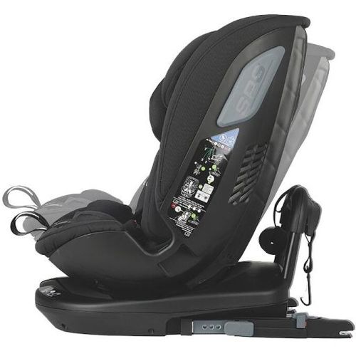 Coccolle® Autosjedalica Velsa iSize 360° 40-150cm Isofix, Jet Black slika 10