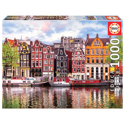 Puzzle 1000 dijelova - Plesne kuće Amsterdam slika 2