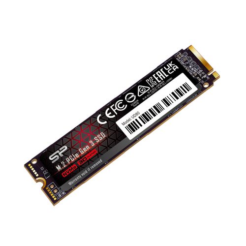 Silicon Power SP250GBP34UD8005 M.2 NVMe 250GB, 2280, PCIe Gen 3x4, UD80, 3D NAND, Read up to 3,400 MB/s, Write up to 3,000 MB/s (single sided) slika 1