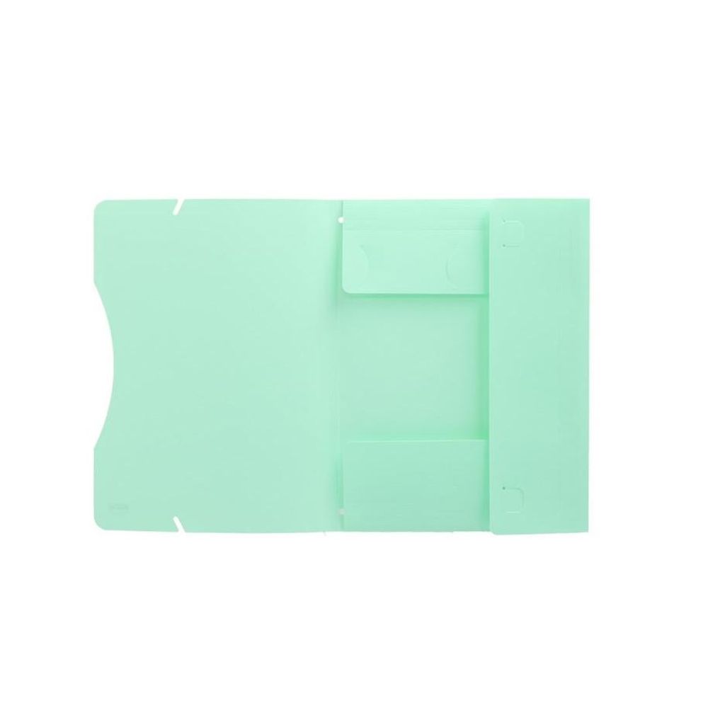 TipTop Office Fascikla 3KL & Gumom A4 PP, Pastel Zelena slika 2