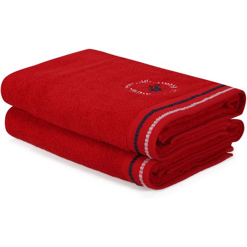 L'essential Maison 408 - Red Red Bath Towel Set (2 Pieces) slika 1