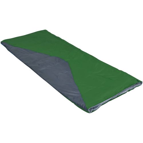 Lagane pravokutne vreće za spavanje 2 kom zelene 1100 g 10 ℃ slika 3