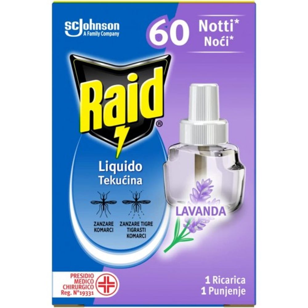 Raid Tekućina Za Električni Aparatič 60 Noći-Lavanda slika 1