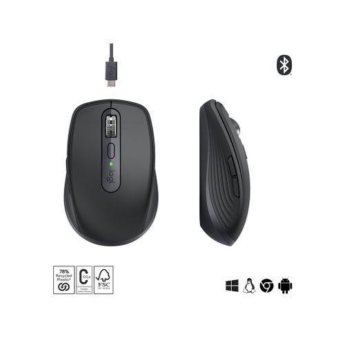 Logitech MX Anywhere 3S Bluetooth miš s DarkField laserskim senzorom slika 4