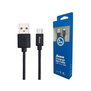 Xwave Kabl USB2.0 na Micro USB 2M 2A,PVC,crna