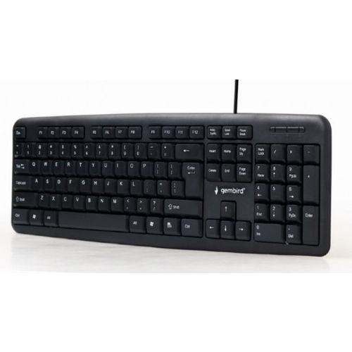 KB-U-103 ** Gembird Standardna tastatura US layout black USB A (303) slika 1