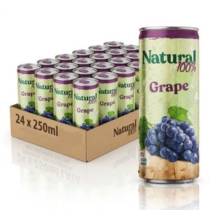  Natural 100% sok Grožđe limenka 250ml x 24 kom 