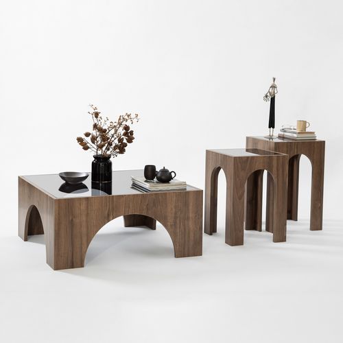 Seine 2 - Walnut, Dark Grey Walnut
Dark Grey Coffee Table Set slika 7