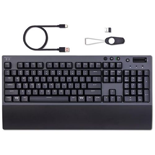 Tastatura W1 Thermaltake Wireless Blue/Space Gray slika 2