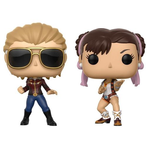 Capcom vs Marvel POP! Vinyl 2-Pack Captain Marvel vs Chun-Li slika 1