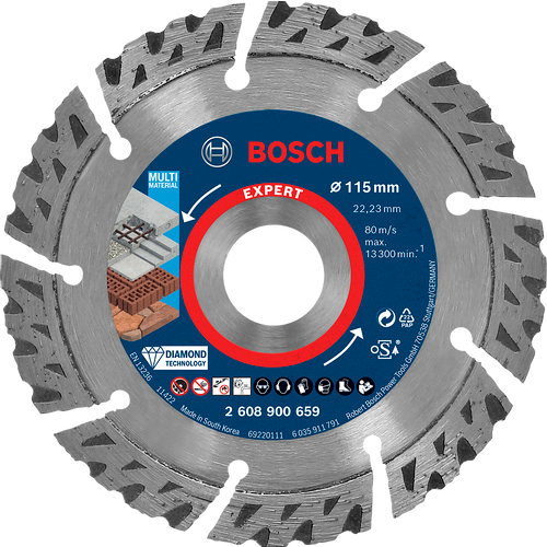 Bosch EXPERT dij. ploča MultiMaterial 115 mm slika 9