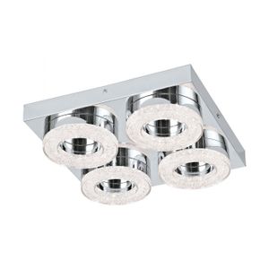 Eglo Fradelo zidna/plafonjera/4, led, 4x4w, hrom/kristal 