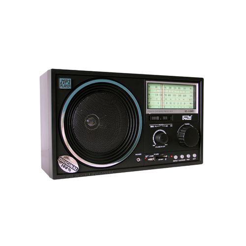 Dartel radio FM, MW, SW, analogni, AC ili klasične baterije, crni RD-140MP3 slika 2