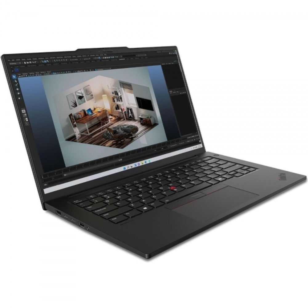 Lenovo ThinkPad P14s Gen 5 Ultra 7 96 GB 2 TB SSD 14,5" 3K IPS NVIDIA RTX 500 Ada Touch Windows 11 Pro crni slika 2