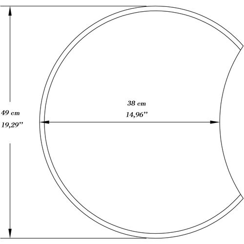 Royal Small - White White Decorative Chipboard Mirror slika 4