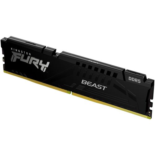 Kingston KF552C36BBE-16 DDR5 16GB 5200MHz [FURY BEAST], Non-ECC UDIMM, CL36 1.25V, 288-Pin 1Rx8, w/Heatsink slika 2