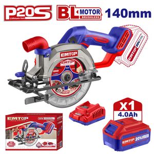 Akumulatorska ručna kružna testera 140mm ELCS14021 Emtop